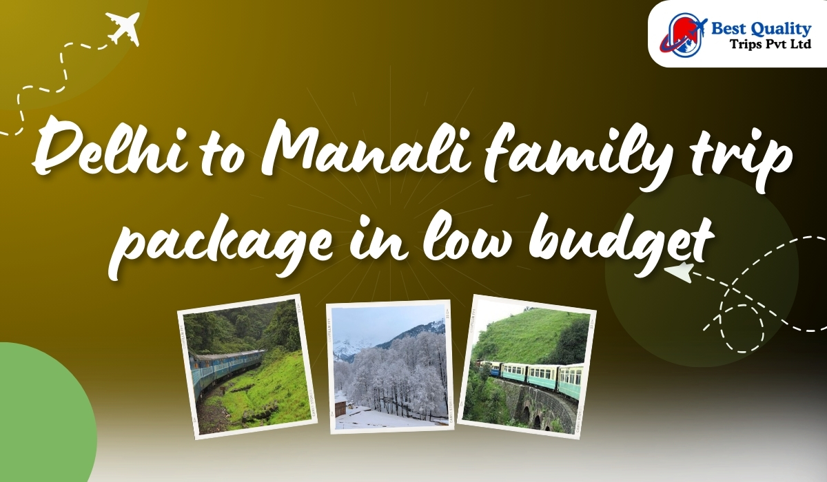 Delhi to Manali family trip package in low budget