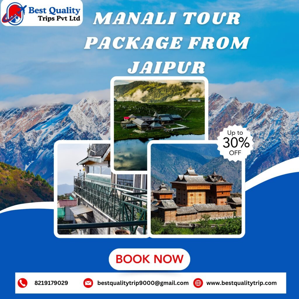 Manali Tour Package From Jaipur